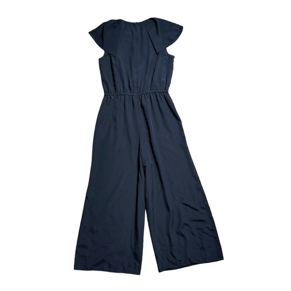 Kate Spade Black Embroidered Lace Yoke Ankle Length Jumpsuit Women’s US M - Picture 8 of 8